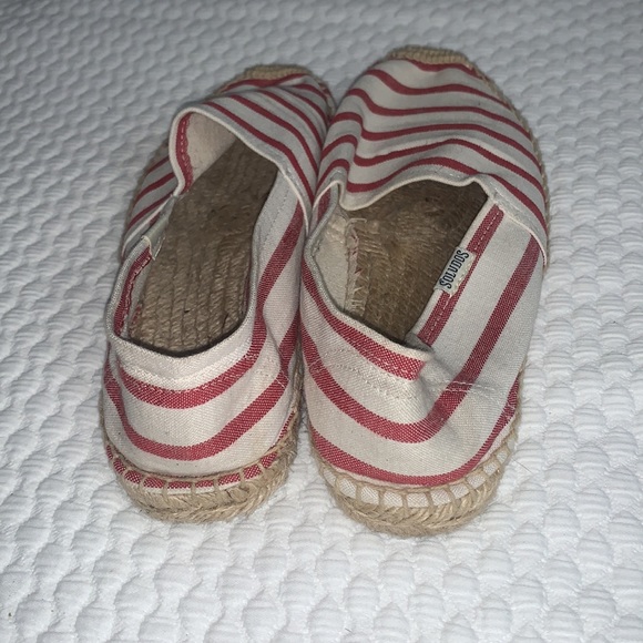 Soludos red and white stripe Espadrilles - Picture 4 of 4